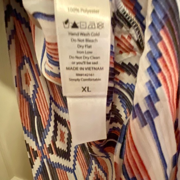 LuLaRoe Daphne Aztec Print Sheer Kimono Overlay - Picture 5 of 5